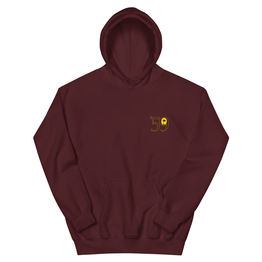 Maroon '59 Jersey Hoodie
