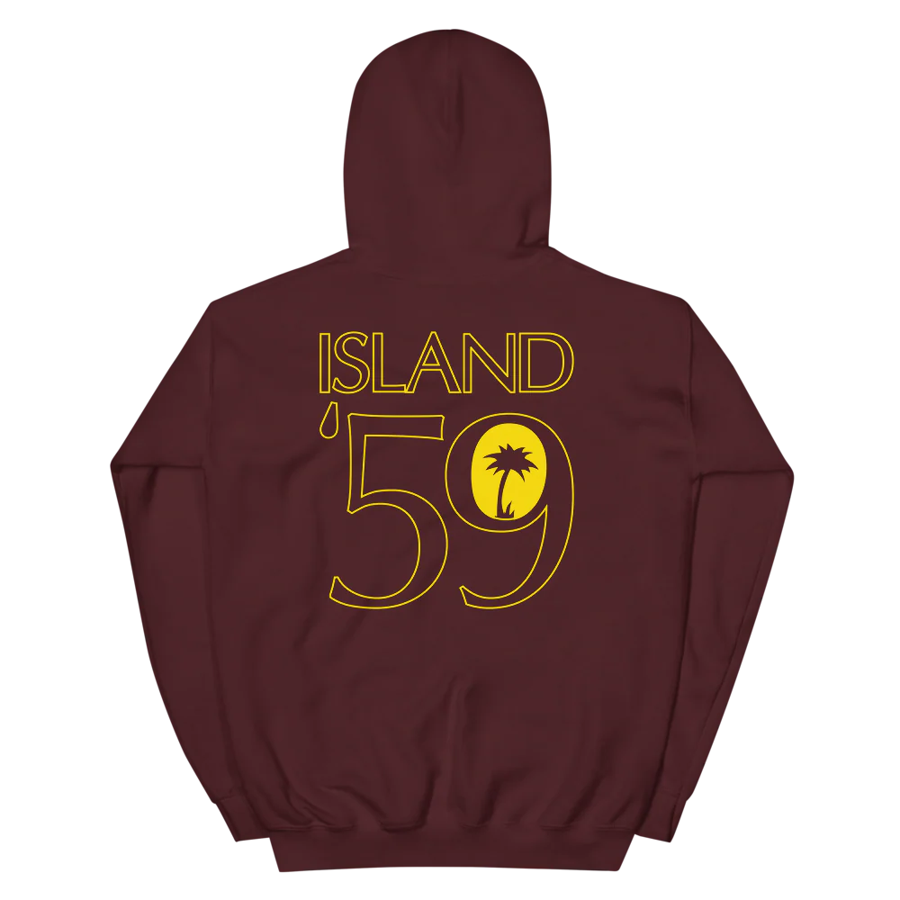 Maroon '59 Jersey Hoodie - Image 2